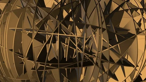 Gold Plates Background Video Stock Footage 98587453