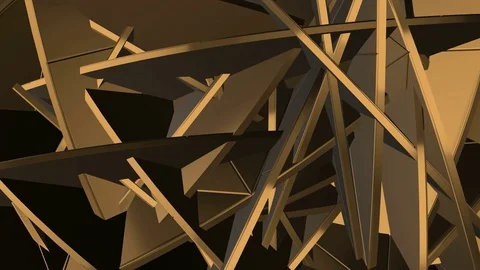 Gold Plates Mash Up Stock Footage 98587117