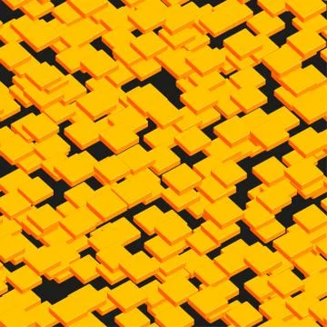 Gold Plates Seamless Pattern on Black Stock Illustration