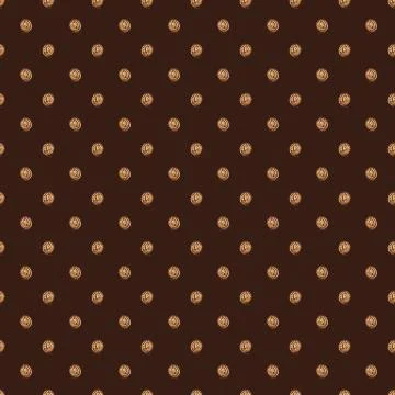 Gold Polka Dot Background Pattern Stock Illustration