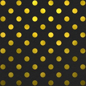 Gold Polka Dot Pattern Swiss Dots Texture Digital Paper 스톡 일러스트