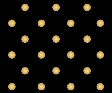 Gold polka dots pattern, colorful holiday background - vector ab Illustrazione stock