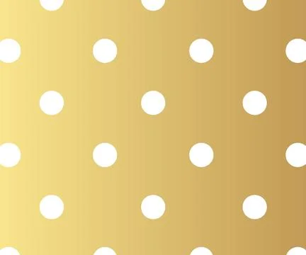 Gold polka dots pattern, colorful holiday background - vector ab Stock Illustration