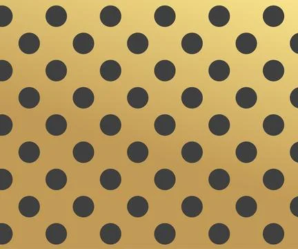 Gold polka dots pattern, colorful holiday background - vector abstract back.. Stock Illustration