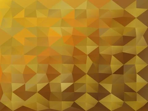Gold Polygonal Background Stock Illustration