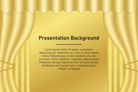 Gold Presentation background Stock Illustration