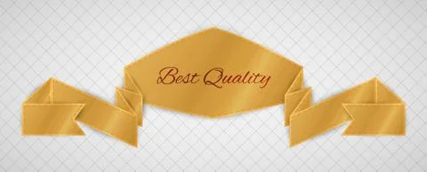 Gold quality label 스톡 일러스트
