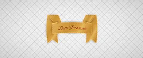 Gold quality label Illustrazione stock