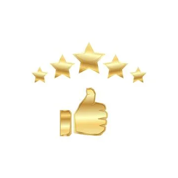 Gold quality mark. Stock Illustration