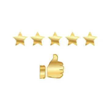 Gold quality mark. Stock Illustration