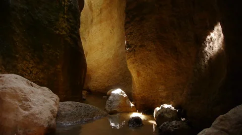 Gold ravine Stock Footage 67989747