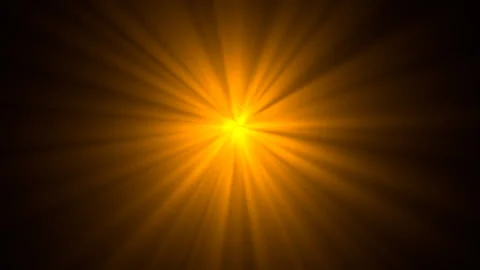 Gold Ray Light, Optical Lens Flare Center Vídeos de archivo 142074460
