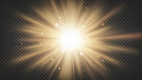 Gold Rays Background. Vector Widescreen, Vector Illustration Stock Illustration