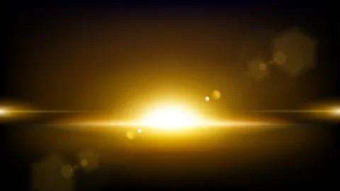 Gold Rays Rising Background, Vector Illustration Stock Illustration