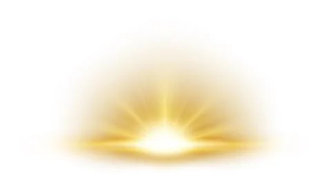 Gold Rays Rising on Light Background. Suitable For Product Advertising, Pro.. 스톡 일러스트
