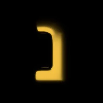 Gold realistic 3D rendering Hebrew alphabet, shiny metallic jewfish symbols and Stock Illustration