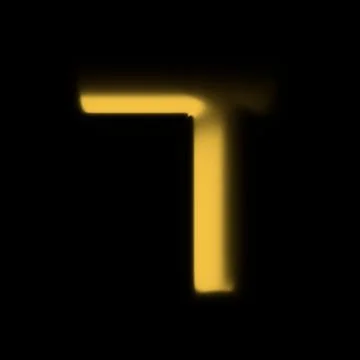 Gold realistic 3D rendering Hebrew alphabet, shiny metallic jewfish symbols and Stock Illustration