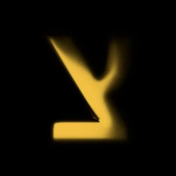 Gold realistic 3D rendering Hebrew alphabet, shiny metallic jewfish symbols and Stock Illustration