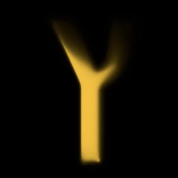 Gold realistic 3D rendering Hebrew alphabet, shiny metallic jewfish symbols and Stock Illustration