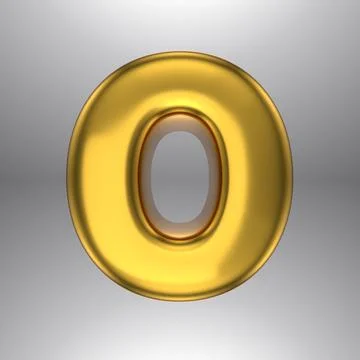 Gold realistic 3D rendering Hebrew alphabet, shiny metallic jewfish symbols and Stock Illustration