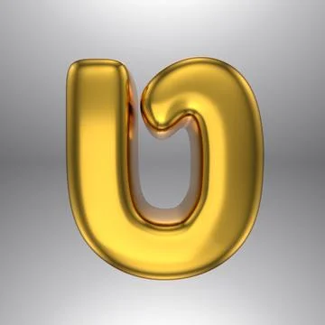 Gold realistic 3D rendering Hebrew alphabet, shiny metallic jewfish symbols and Stock Illustration