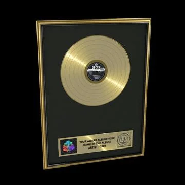 Gold Record 3D Model