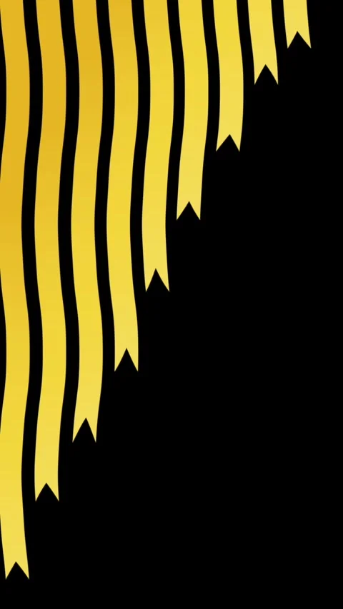 Gold ribbon animation Stock Footage 308233020