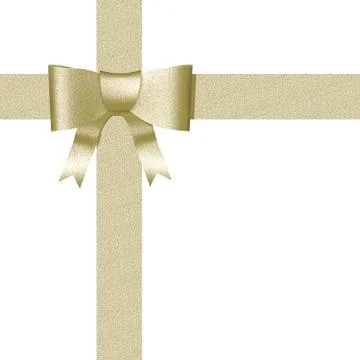 Gold Ribbon Package Stock-Illustration