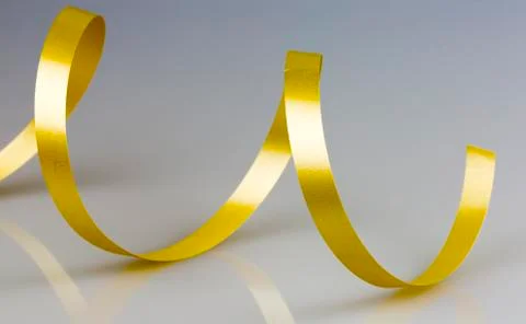 Gold Ribbon String Stock Photos