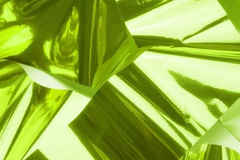 Gold  Ribbons On Background, wavy pattern like flower 스톡 사진