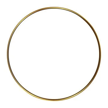 Gold ring round banner design Stock Illustration