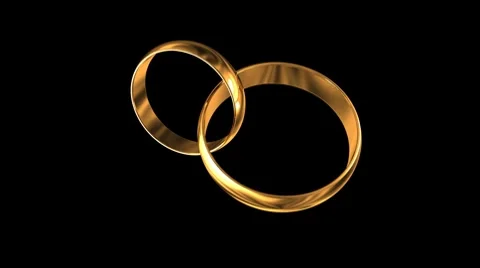 Gold rings Stock Footage 8579601