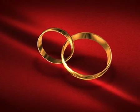 Gold rings Stock Footage 8579740