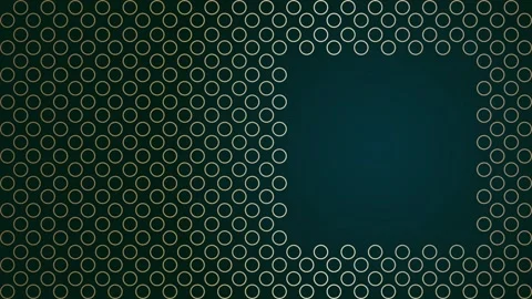Gold rings pattern on circuit board with text space Stock Footage 248229835