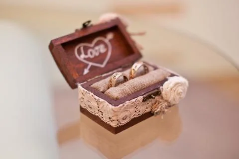 Gold rings Stock Photos