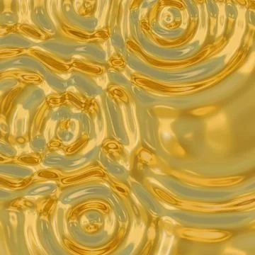 Gold ripples Stock Illustration