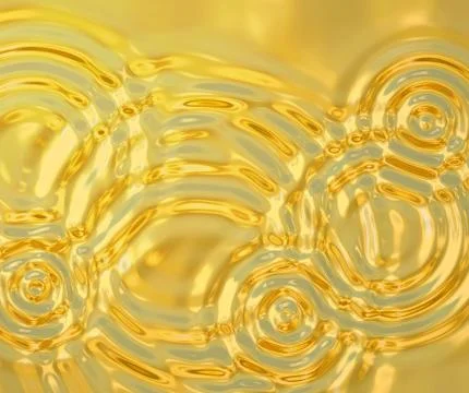 Gold ripples Stock Illustration