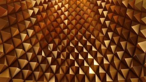 Gold Rombs Wall 60sec loop Stock Footage 88532583
