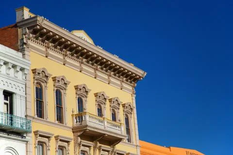 Gold rush building Stock Photos