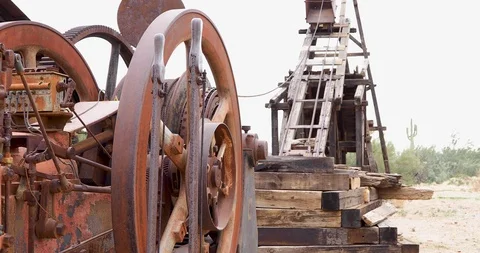 Gold Rush Equipment Stock Footage 124188530