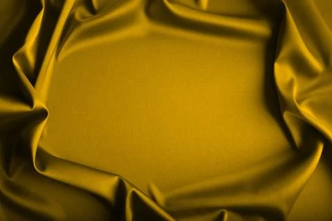 Gold satin Foto stock
