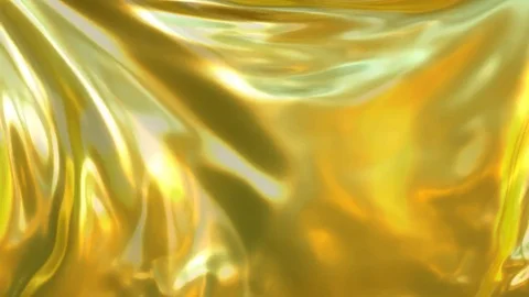 Gold satin sheet rippling background 库存影片 79901690