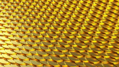 The Gold scale for abstract Background 3d Rendering. Stock Illustration