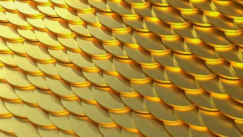 The Gold scale for abstract Background 3d Rendering. Stock Photos