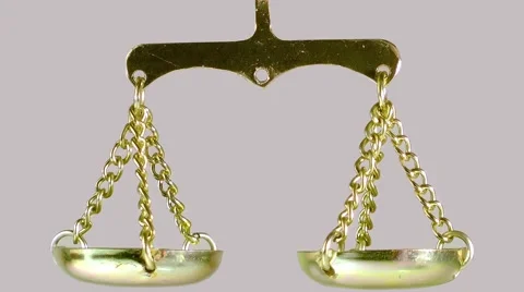 Gold Scale Stock Footage 50429997