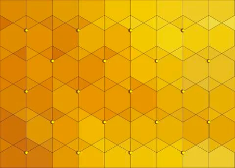 Gold scaly abstract background Stock Illustration