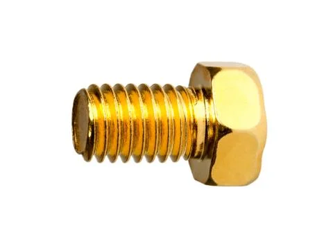 Gold screw Stock Photos