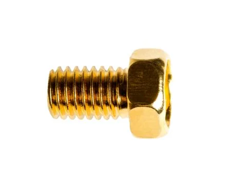 Gold screw Stock Photos