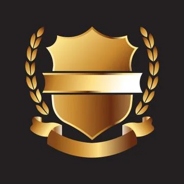 Gold seal Illustrazione stock