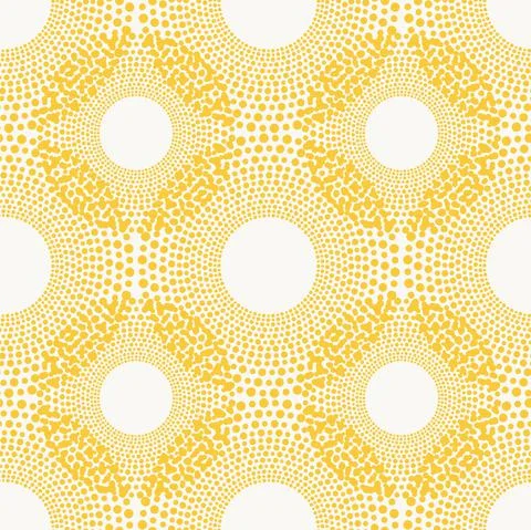 Gold seamless background with circles of different sizes and textures Stock Illustration